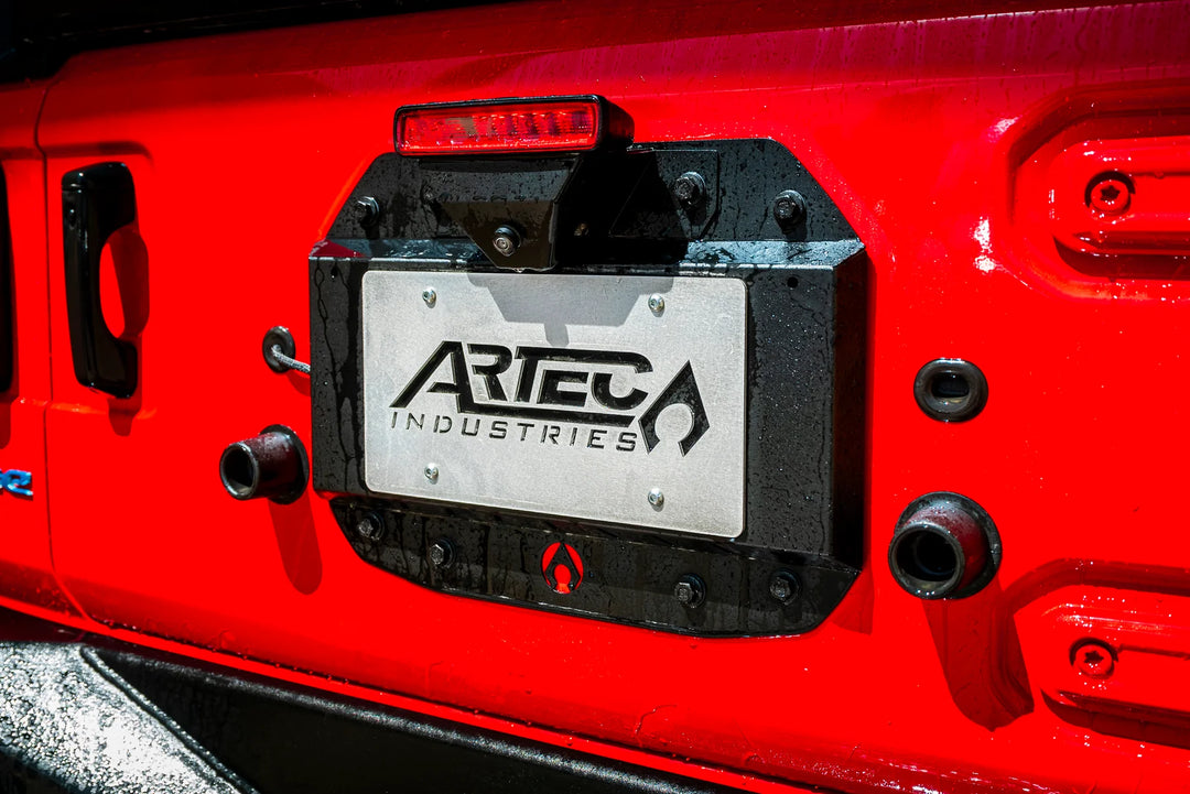 Artec Industries JL Spare Tire Delete Kit - Powdercoated Aluminum JL5627