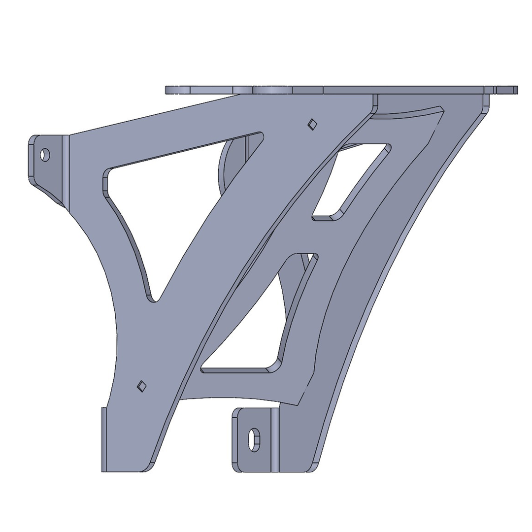 Savvy Battery Relocation Bracket for Legacy Highline Fenders - 1996-2006 Jeep TJ/LJ