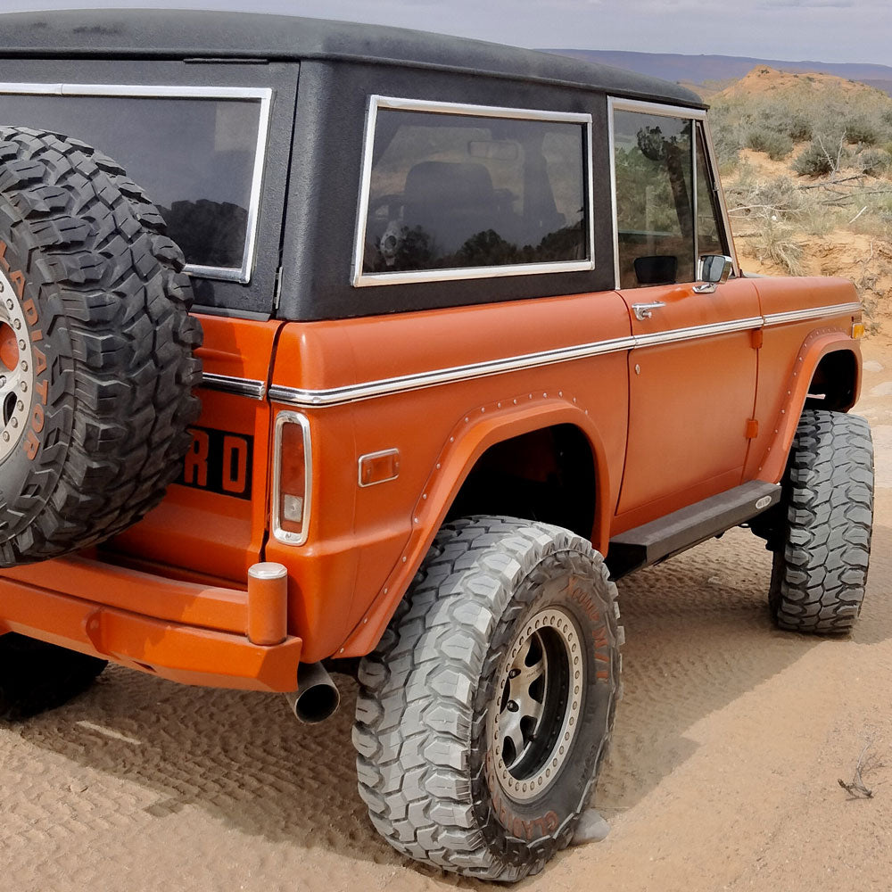 Ford Bronco 1St Generation Step Sliders Drivers Side Sub Part Rock Slide Engineering BD-SS-300-B1GD