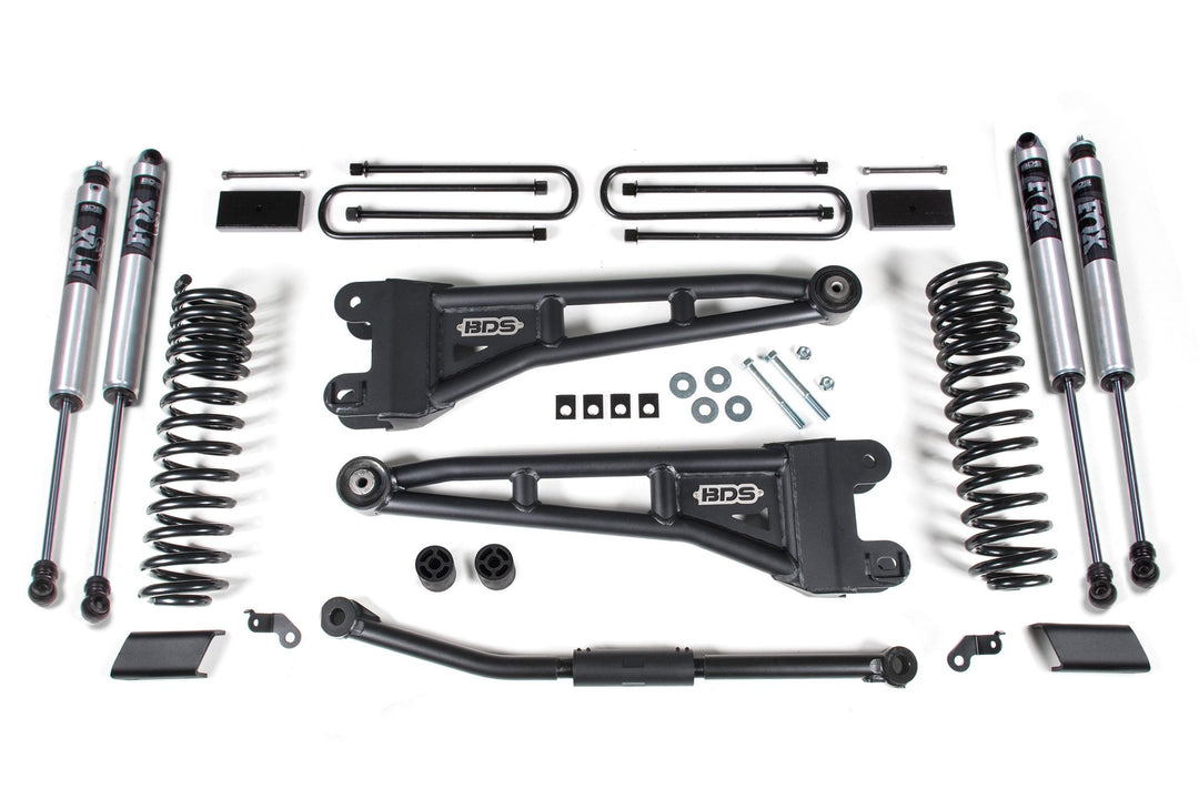 2.5 Inch Lift Kit w/ Radius Arm Ford F450 Super Duty 23-24 W/ Fox 2.0 Performance Shocks BDS1306FS