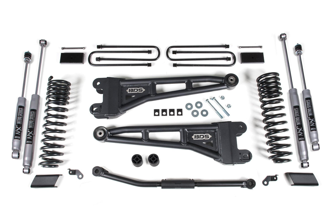 2.5 Inch Lift Kit w/ Radius Arm Ford F450 Super Duty 23-24 W/ NX2 Nitro Shocks BDS1306H