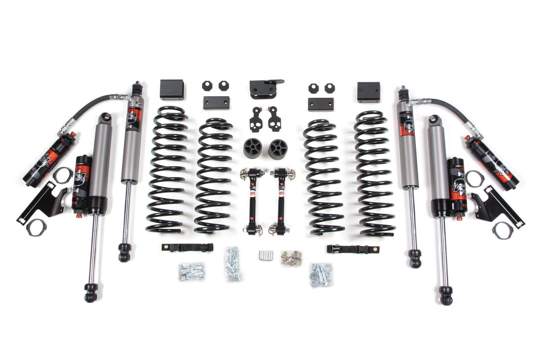3 Inch Lift Kit Jeep Wrangler JK 07-11 2-Door Sway Bar Disconnects Fox 2.5 Performance Elite Shocks BDS1423FPE