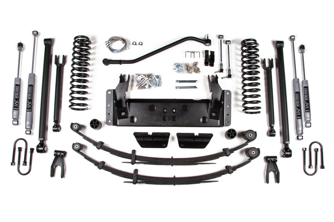 4.5 Inch Lift Kit Long Arm Jeep Cherokee XJ 84-01 Chrysler 8.25 NX2 Nitro Shocks BDS1427H