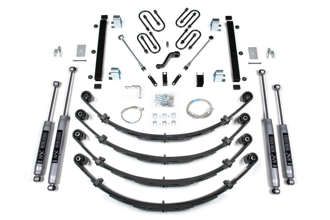 5 Inch Lift Kit Jeep Wrangler YJ 87-95 NX2 Nitro Shocks BDS1431H