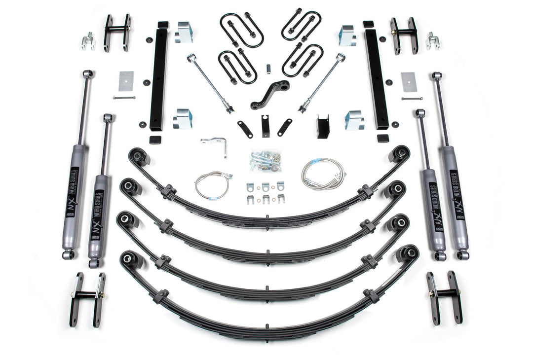 6 Inch Lift Kit Jeep Wrangler YJ 87-95 Fox 2.0 Performance Shocks BDS1432FS
