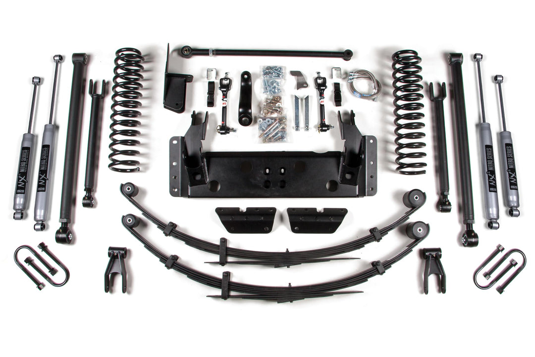 6.5 Inch Lift Kit Long Arm Jeep Cherokee XJ 84-01 Chrysler 8.25 NX2 Nitro Shocks BDS1433H