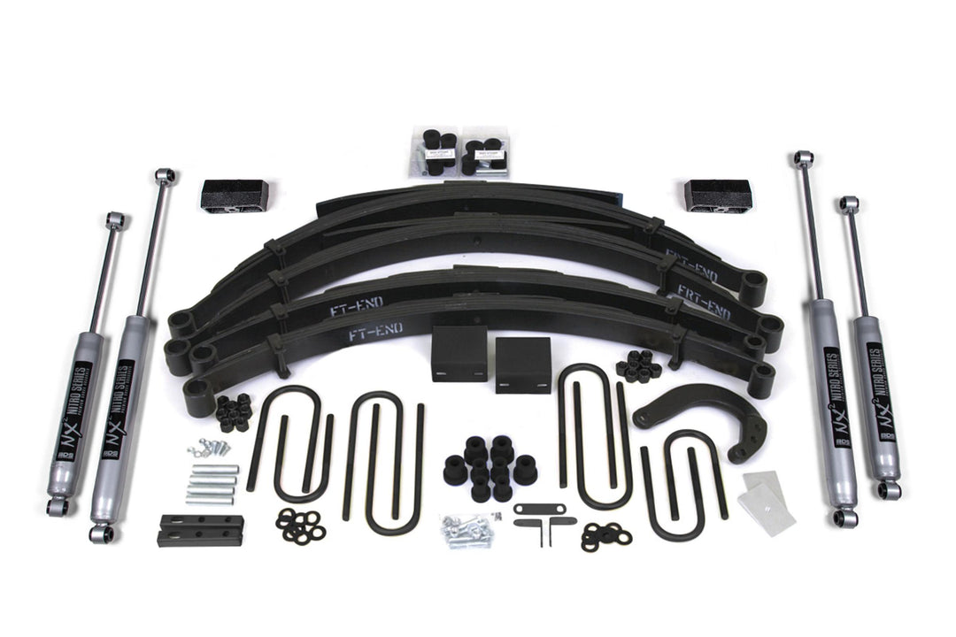 8 Inch Lift Kit Chevy/GMC 3/4 Ton Suburban 88-91 4WD NX2 Nitro Shocks BDS148H