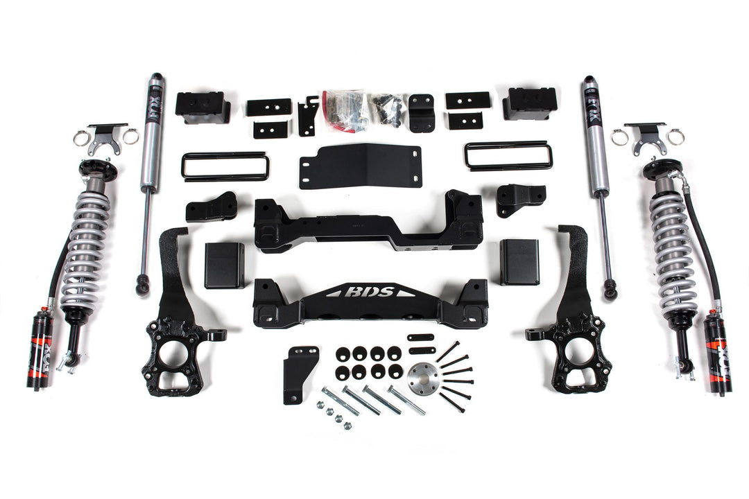 6 Inch Lift Kit FOX 2.5 Performance Elite Coil-Over Ford F150 15-20 4WD BDS1532FPE