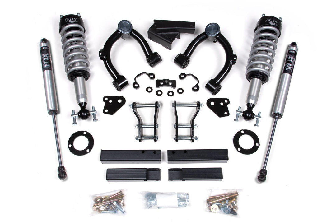 3.5 Inch Lift Kit FOX 2.0 Coil-Over Ford Ranger 19-23 4WD Cast Aluminum Fox 2.0 Performance Shocks BDS1545FSL