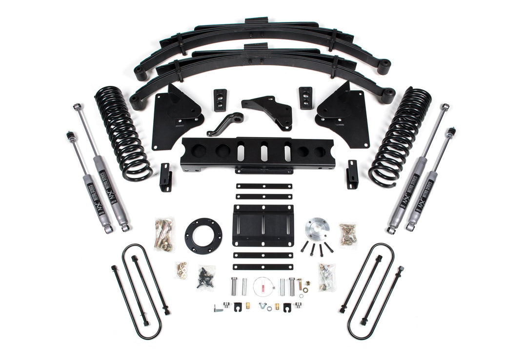 6 Inch Lift Kit Ram 3500 13-18 4WD Diesel Leaf Springs 6 Bolt NX2 Nitro Shocks BDS1617H