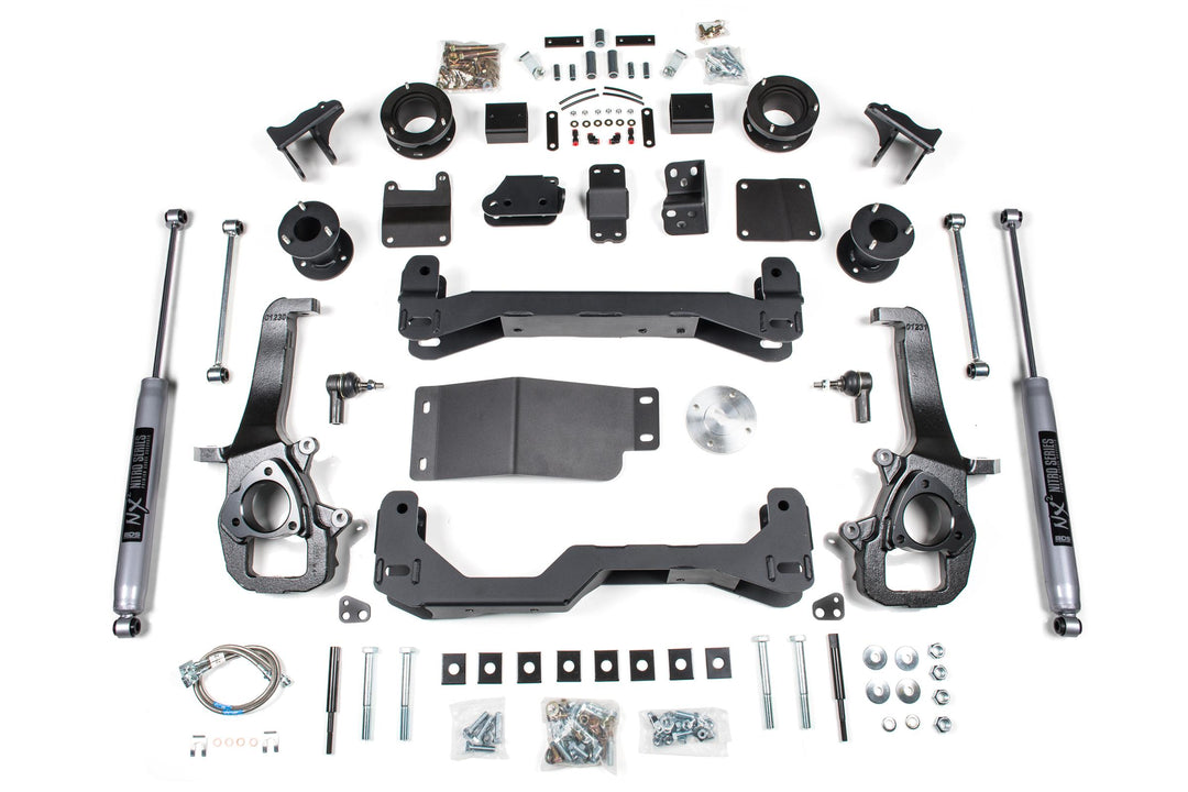 4 Inch Lift Kit Ram 1500 w/ Air Ride 13-18 4WD Fox 2.0 Performance Shocks BDS1623FS