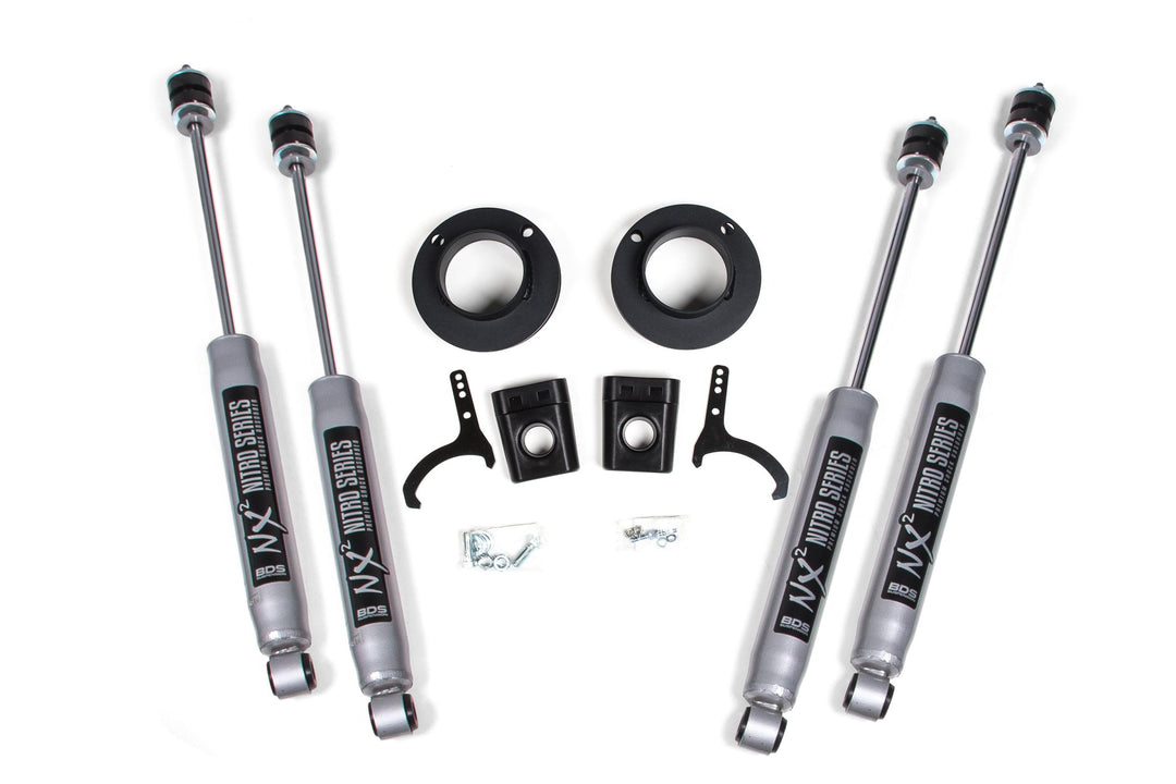 2 Inch Leveling Kit Ram 2500 w/ Rear Air Ride 14-24 4WD W/ Fox 2.0 Performance Shocks BDS1635FS