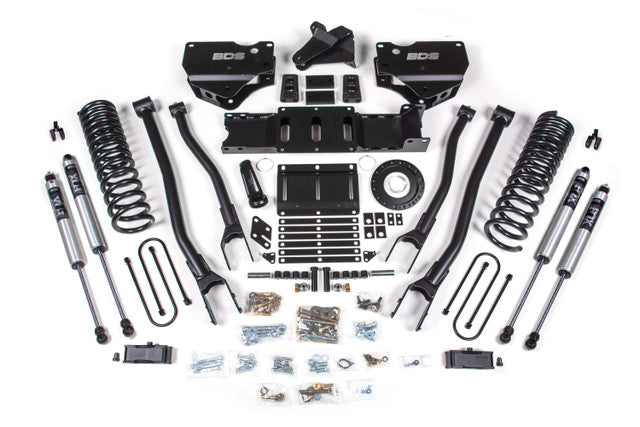 4 Inch Lift Kit w/ 4-Link Ram 3500 19-23 4WD Diesel 8 Bolt Fox 2.0 Performance Shocks BDS1672FS