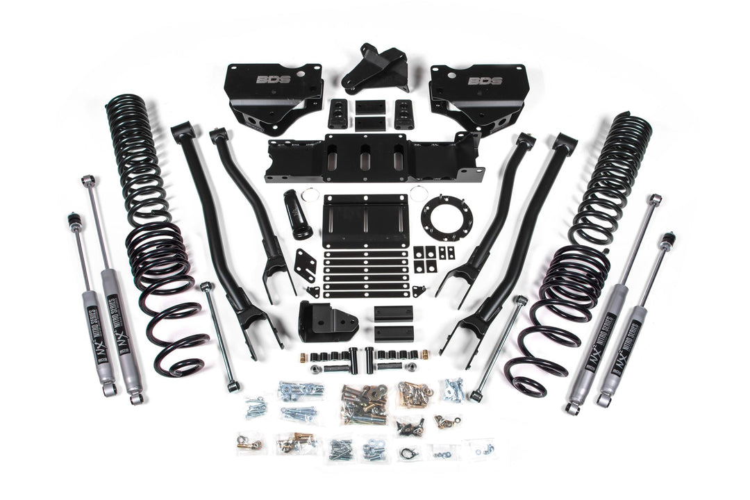4 Inch Lift Kit w/ 4-Link Ram 2500 19-24 4WD Diesel Fox 2.0 Performance Shocks BDS1674FS