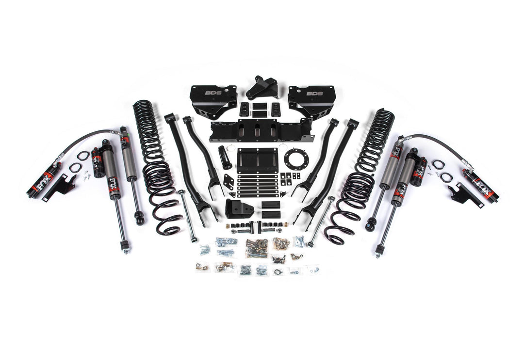 4 Inch Lift Kit w/ 4-Link Ram 2500 19-24 4WD Gas Fox 2.5 Performance Elite Shocks BDS1675FPE