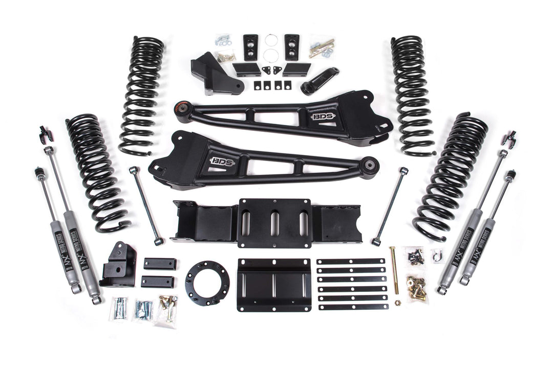 6 Inch Lift Kit w/ Radius Arm Ram 2500 19-24 4WD Diesel Fox 2.0 Performance Shocks BDS1680FS