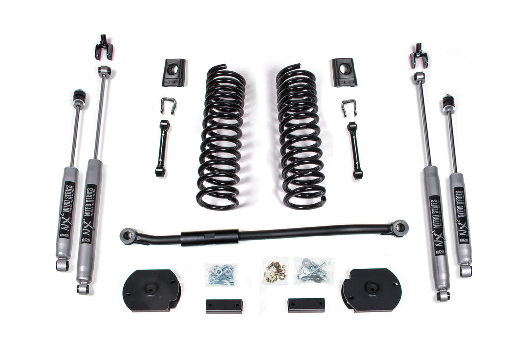 2 Inch Lift Kit Ram 2500 Power Wagon 14-23 4WD Fox 2.0 Performance Shocks BDS1711FS