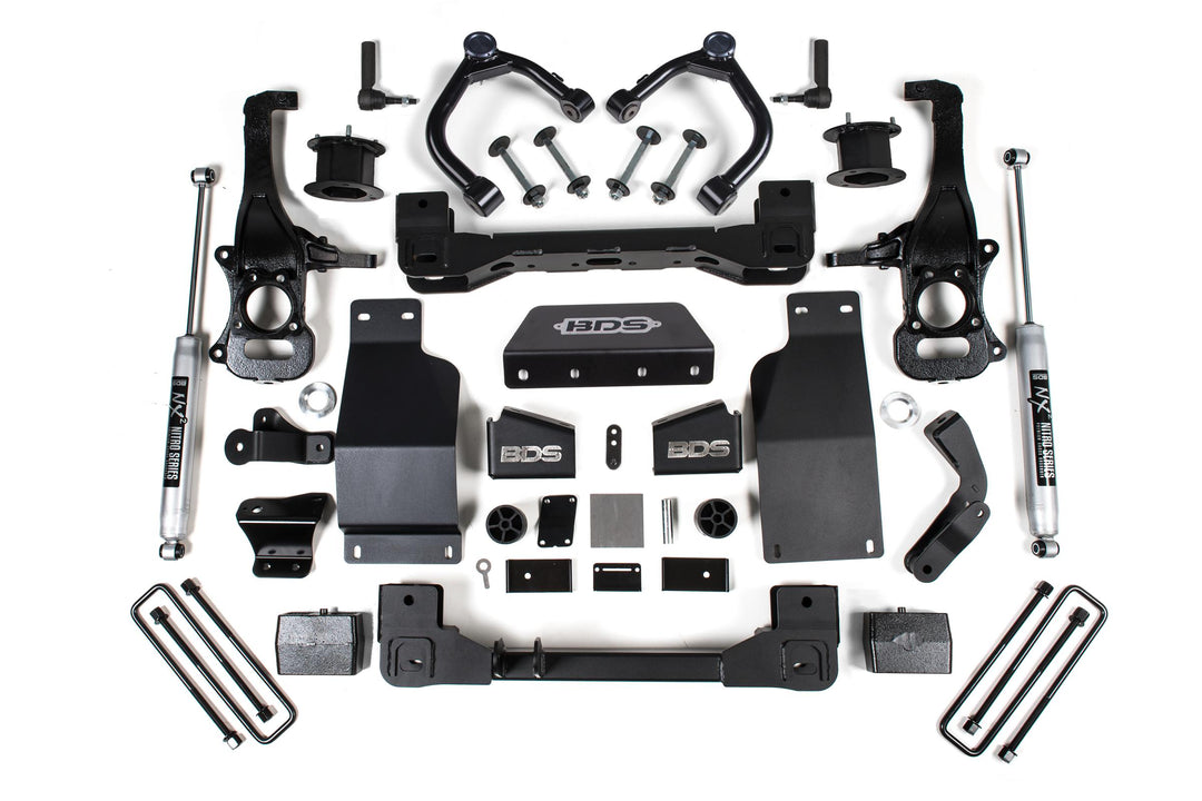 4 Inch Lift Kit Chevy Trail Boss or GMC AT4 1500 20-24 4WD Diesel NX2 Nitro BDS1807H