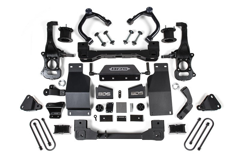2025-Up Silverado/Sierra 1500 4WD 4 Inch Suspension Lift Kit w/ARC 3.0 Diesel / 2.7 Gas 3 Inch Rear Block Spacer...