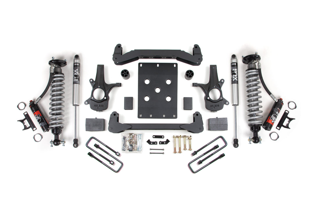 4 Inch Lift Kit FOX 2.0 Performance Elite 5 Inch Block Lift Coil-Over 07-13 Silverado/Sierra 1500 2WD BDS Suspension