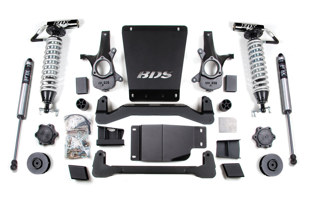4 Inch Lift Kit FOX 2.5 Coil-Over Avalanche Suburban Tahoe or Yukon 1500 07-14 4WD 2 Inch Lift Coil Spacer Fox 2.5...
