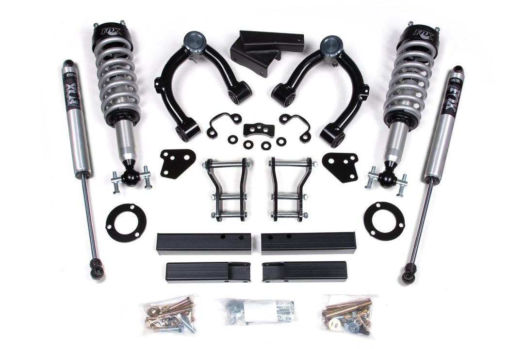 3.5 Inch Lift Kit FOX 2.0 Coil-Over Ford Ranger 19-23 4WD Cast Steel Knuckle Fox 2.0 Performance Shocks BDS1906FSL