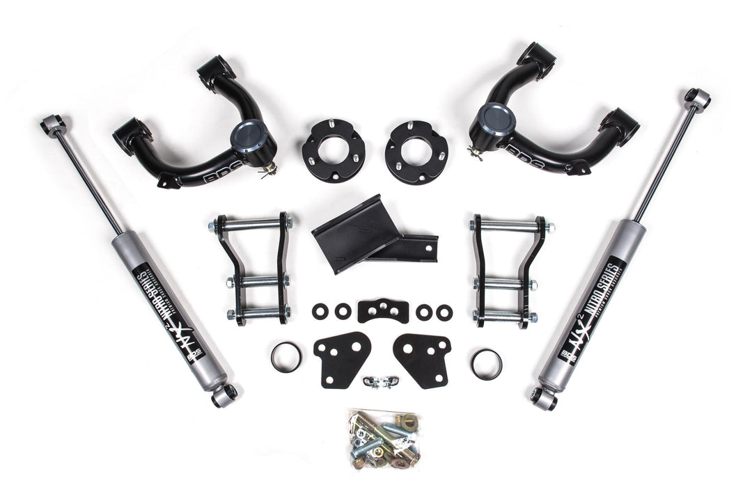 3.5 Inch Lift Kit Ford Ranger 19-23 4WD Cast Steel NX2 Nitro Shocks BDS1906H
