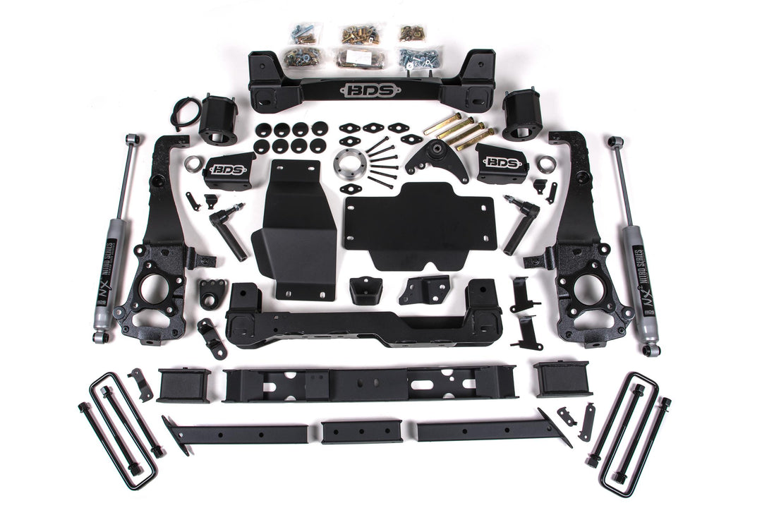 6 Inch Lift Kit Ford Ranger 19-23 4WD Cast Steel Knuckle NX2 Nitro Shocks BDS1907H