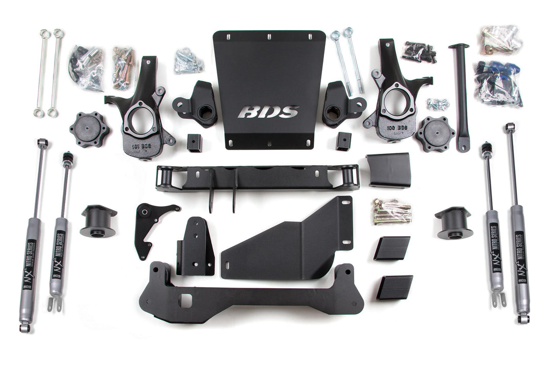 4 Inch Lift Kit Chevy/GMC Avalanche Surburban Tahoe or Yukon 1500 00-06 4WD Fox 2.0 Performance BDS191FS