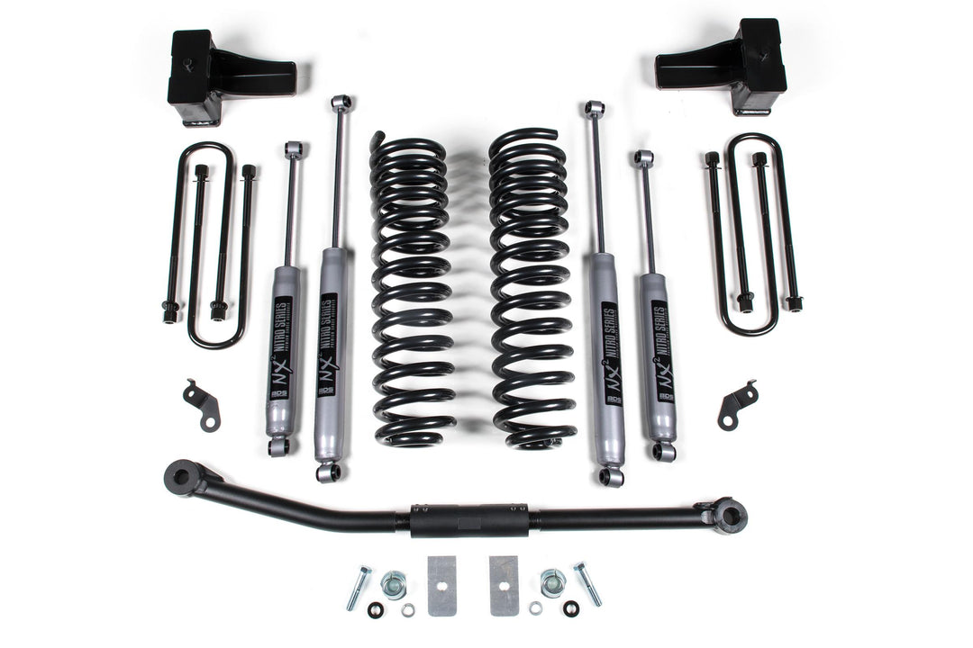 2.5 Inch Lift Kit Ford F250/F350 Super Duty 11-16 4WD Diesel 5 Inch Block Kit NX2 Nitro Shocks BDS1925H
