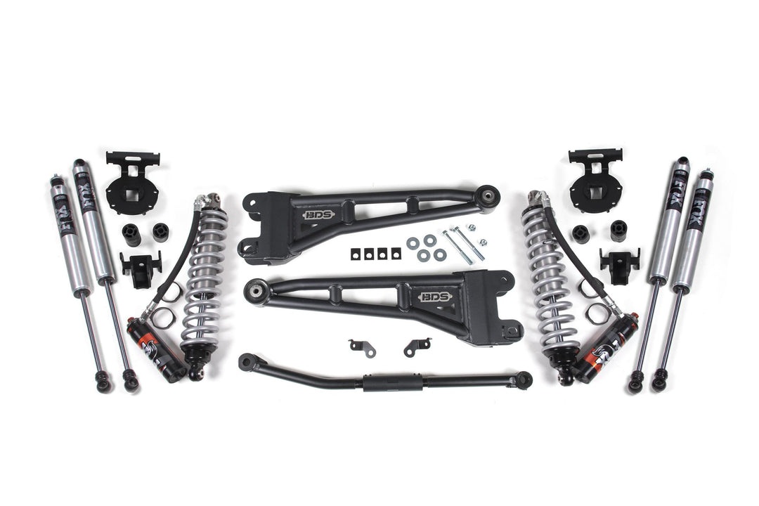 2.5 Inch Lift Kit w/ Radius Arm Coil-Over Conversion Ford F250/F350 Super Duty 11-16 4WD Diesel No Block FOX 2.5 Performance Elite BDS1928FPE