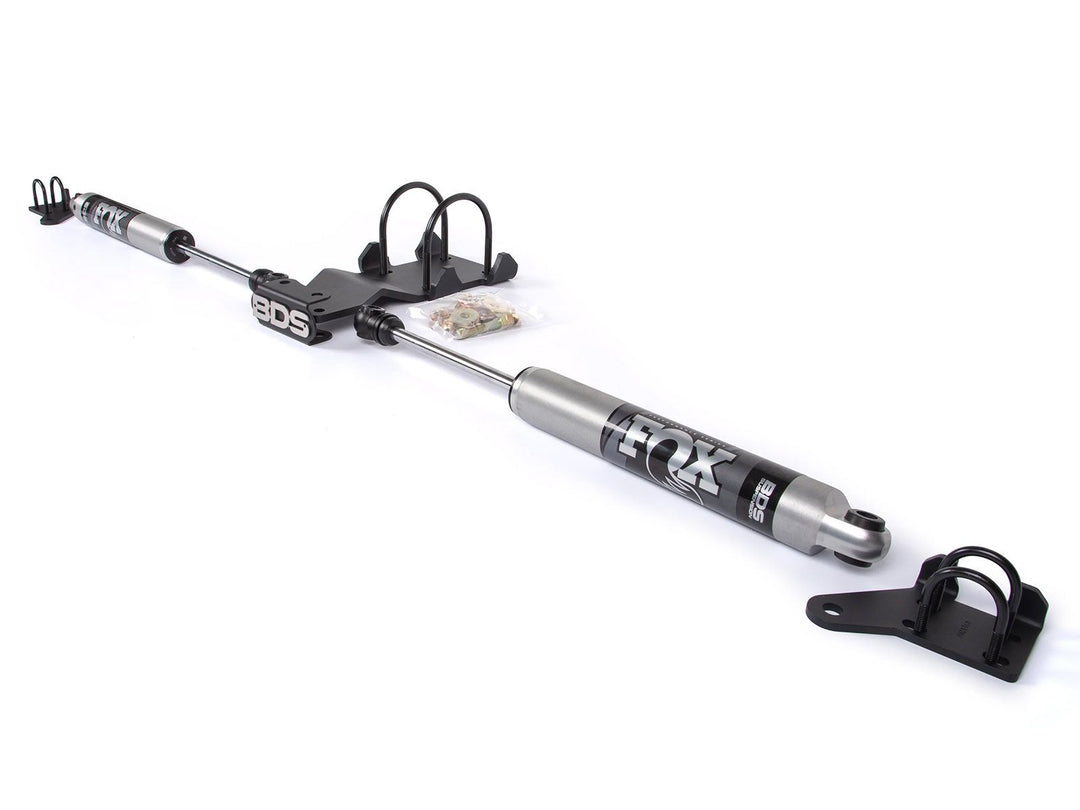 Dual Steering Stabilizer Kit w/ FOX 2.0 Performance Shocks Ford F450/F550 Super Duty 17-24 4WD BDS2001FS