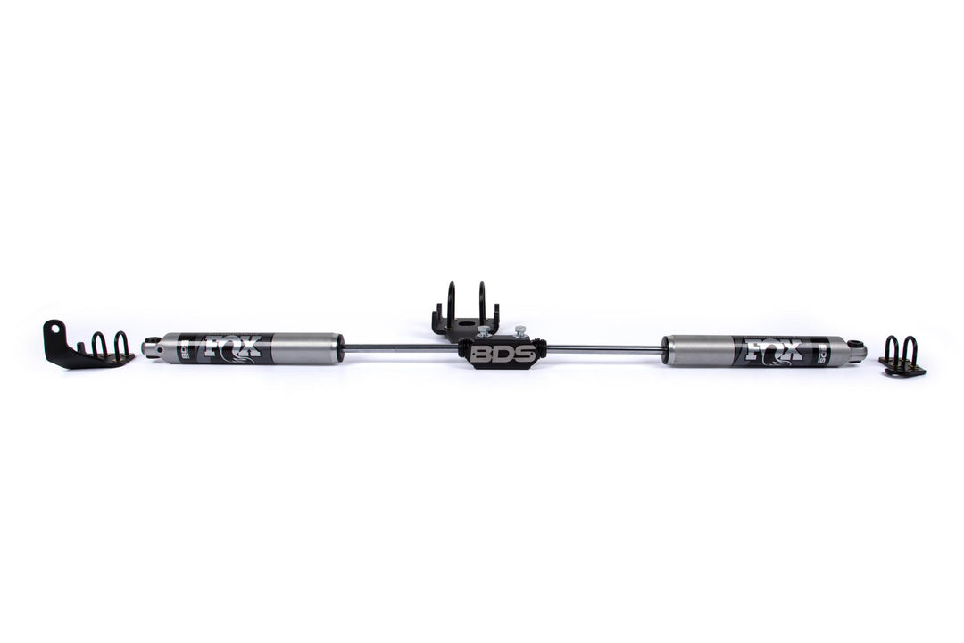 Dual Steering Stabilizer Kit w/ FOX 2.0 Performance Shocks Dodge Ram 1500 94-01 and 2500 94-02 4WD BDS2013DF