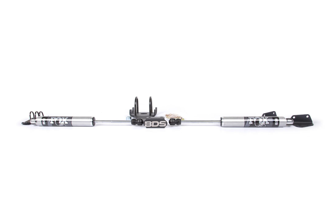 Dual Steering Stabilizer Kit w/ FOX 2.0 Performance Shocks T-Style Steering Dodge Ram 2500 08-13 and 3500 08-12 4WD BDS2014DF