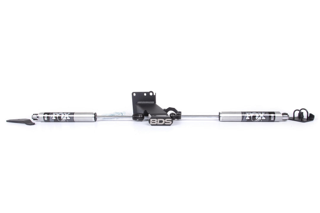 Dual Steering Stabilizer Kit w/ FOX 2.0 Performance Shocks T-Style Steering Ram 2500 14-18 and 3500 13-18 4WD BDS2015DF