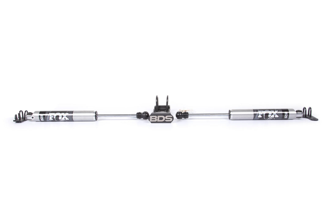 Dual Steering Stabilizer Kit w/ FOX 2.0 Performance Shocks Jeep Wrangler TJ 97-06 Cherokee XJ 84-01 Grand Cherokee ZJ 93-98 BDS2028DF
