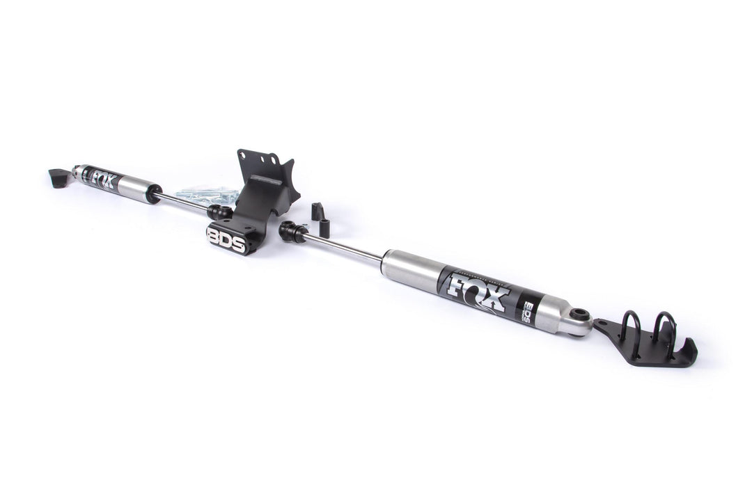 Dual Steering Stabilizer Kit w/ FOX 2.0 Performance Shocks T-Style Steering Ram 2500 19-24 and 3500 19-24 4WD BDS2031DF