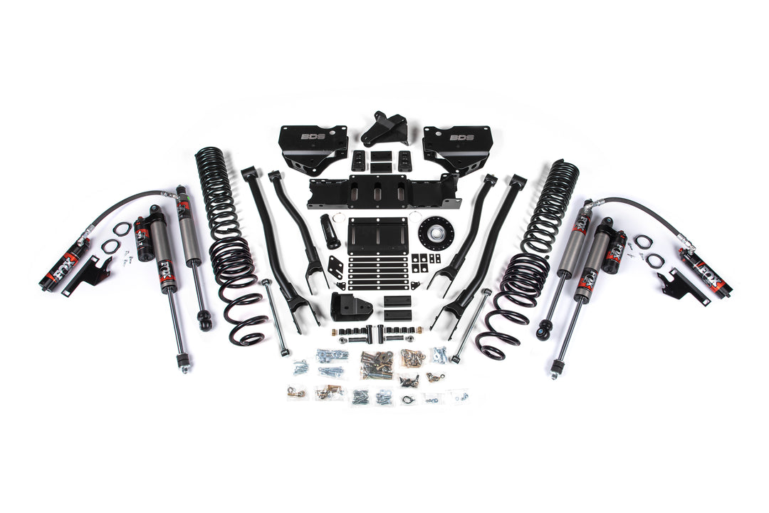 2025 Ram 2500 4WD (Diesel) 6 Inch 4-Link Suspension Lift Kit, 4.5 Inch Rear Lift, Coil Spring - Fox 2.5 PES Shocks...