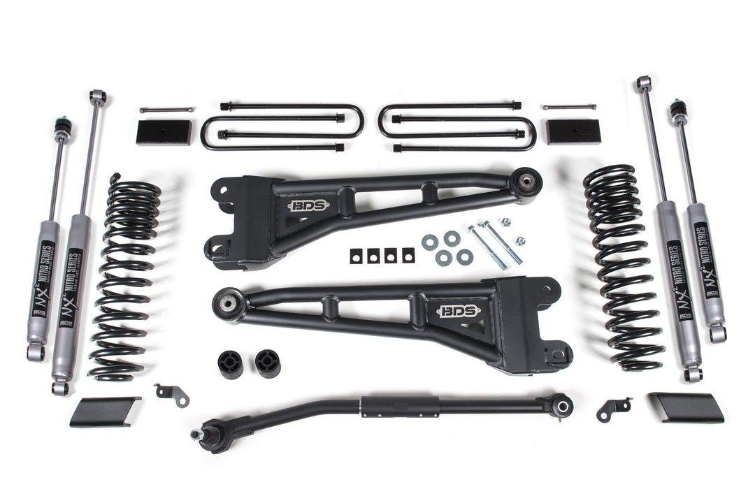 3 Inch Lift Kit w/ Radius Arm Ford F250/F350 Super Duty 23-24 4WD NX2 Nitro Shocks BDS2200H