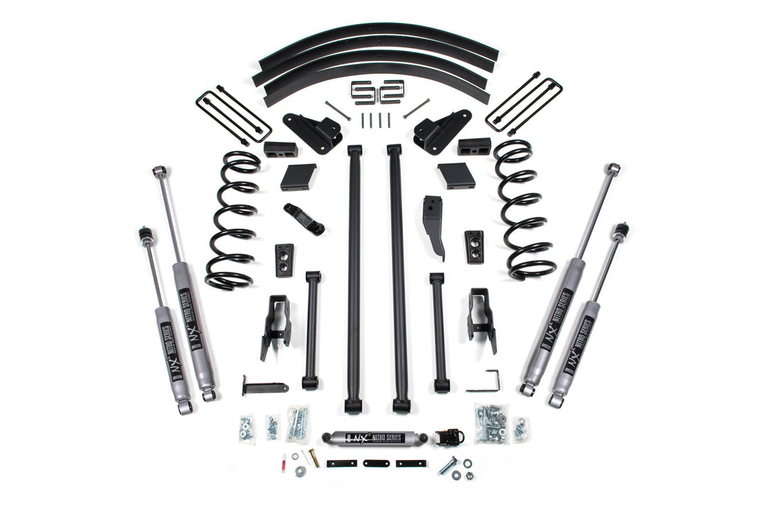 5 Inch Lift Kit Long Arm Conversion Dodge Ram 2500/3500 00-02 4WD Block Kit With Factory Overload NX2 Nitro BDS220H