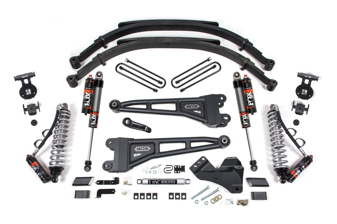 5 Inch Lift Kit w/ Radius Arm FOX 2.5 Coil-Over Conversion Performance Elite Ford F250/F350 Super Duty 23-24 4WD Diesel Leaf Springs 2.5 Performance Elite BDS2211FPE
