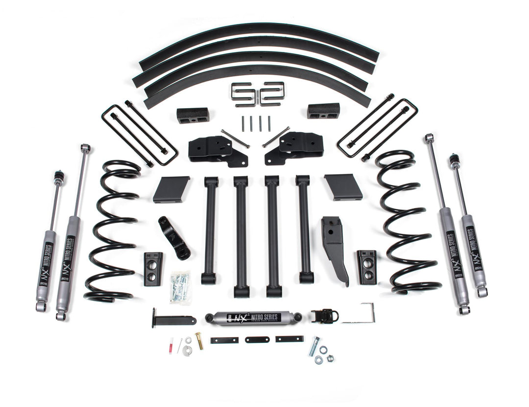 5 Inch Lift Kit Dodge Ram 2500/3500 00-02 4WD Leaf Springs NX2 Nitro BDS221H