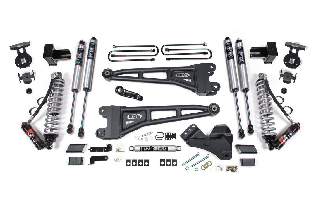 5 Inch Lift Kit w/ Radius Arm FOX 2.5 Coil-Over Conversion Performance Elite Ford F250/F350 Super Duty 23-24 4WD Diesel Block without Overload 2.5 Performance Elite  BDS2244FPE