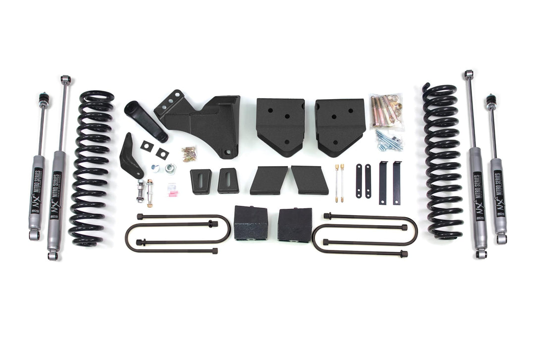 6 Inch Lift Kit Ford F250/F350 Super Duty 05-07 4WD Diesel 5 Inch Block Without Overload NX2 Nitro BDS349H
