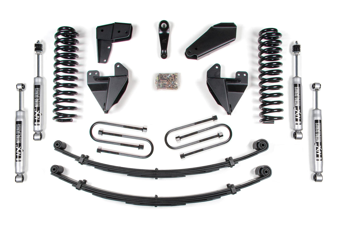 6 Inch Lift Kit Ford F150/Bronco 80-96 4WD Block Kit and Add A Leaf NX2 Nitro BDS366H
