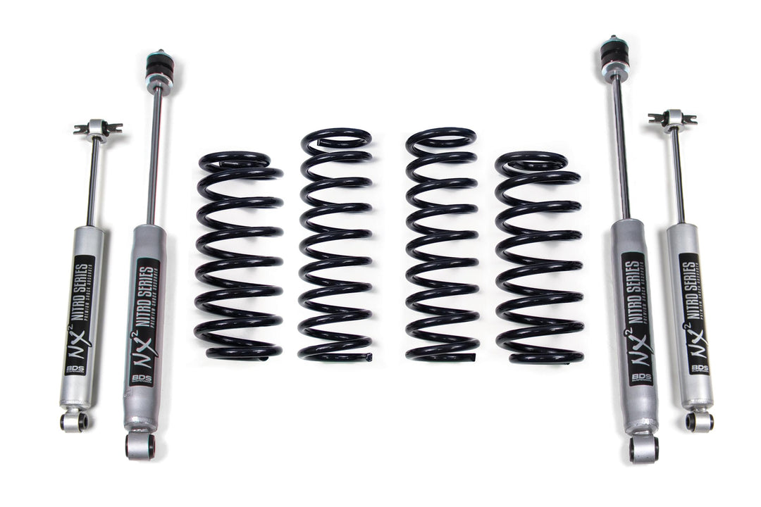 2 Inch Lift Kit Jeep Grand Cherokee WJ 99-04 NX2 Nitro Shocks BDS447H