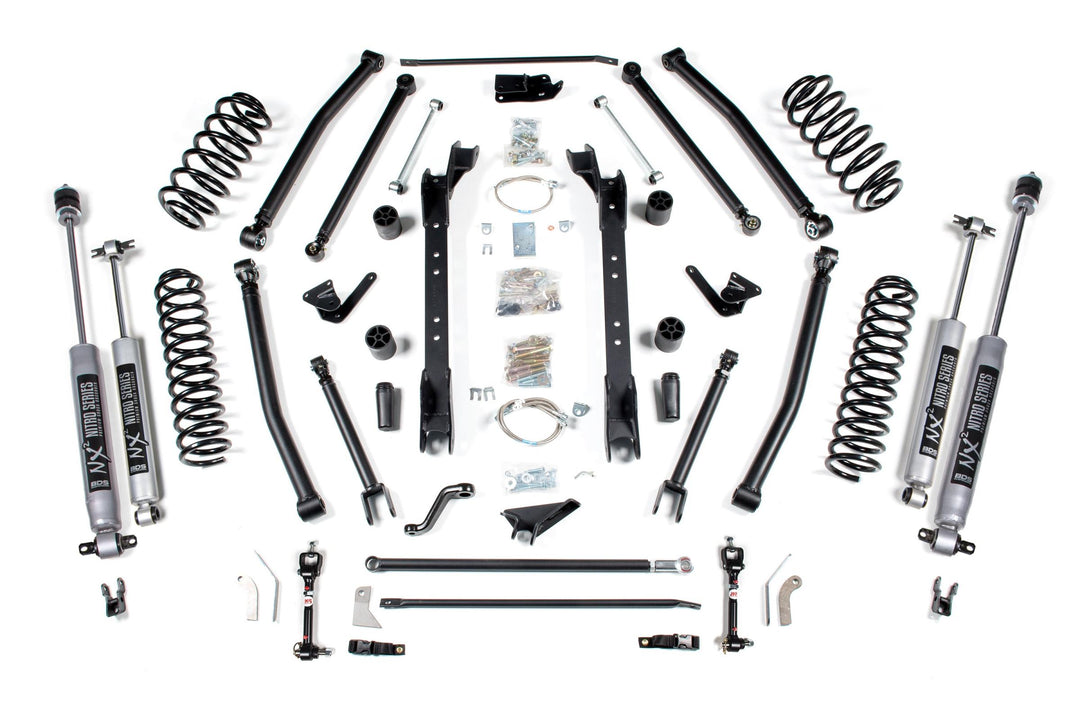 6.5 inch long arm lift kit Jeep Wrangler TJ and TJ Rubicon 1997-2006 NX2 Nitro BDS467H