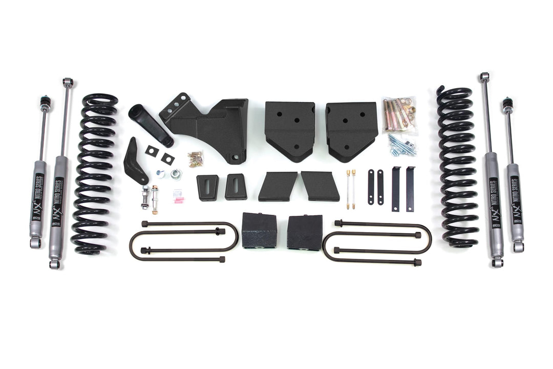 6 Inch Lift Kit Ford F250/F350 Super Duty 08-10 4WD Diesel Leaf Springs FOX 2.0 Performance BDS552FS