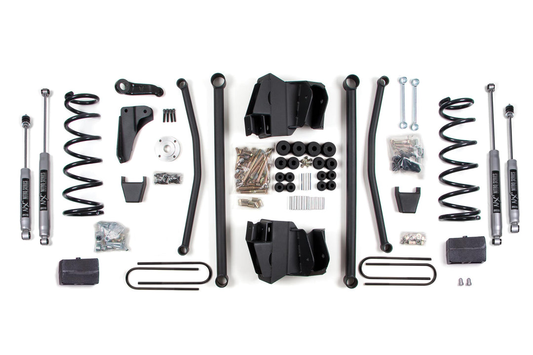 8 Inch Lift Kit Long Arm Dodge Ram 2500/3500 03-07 4WD Diesel Automatic Leaf Spring 4 Inch Axle BDS656FS