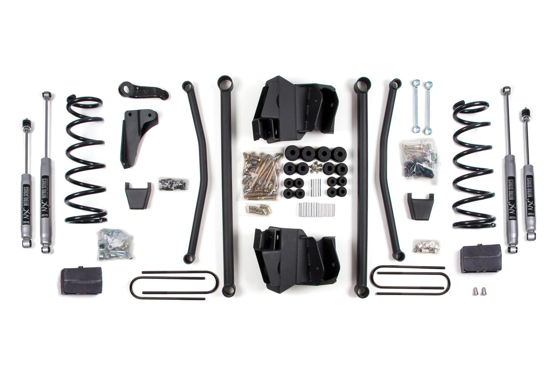 4 Inch Lift Kit Long Arm Dodge Ram 2500 Power Wagon 05-07 4WD Gas Block 4 Inch Axle Fox 2.0 Performance BDS669FS